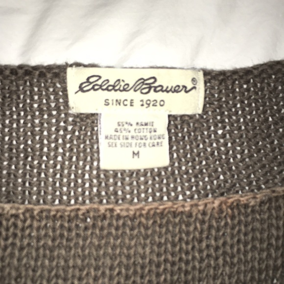 Olive green Eddie Bauer top - Picture 2 of 6
